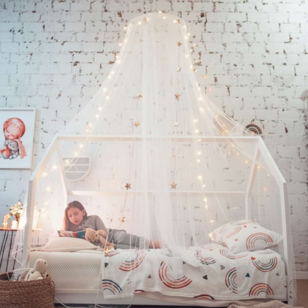Ciel de lit princesse LED 1