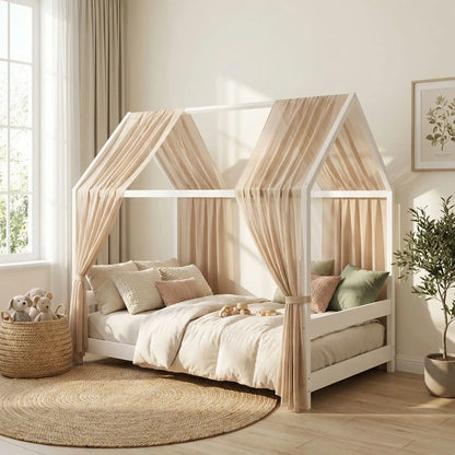 ciel de lit enfant camel 