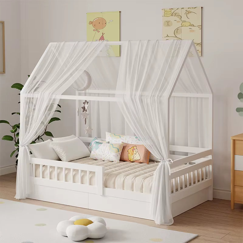 ciel de lit enfant blanc