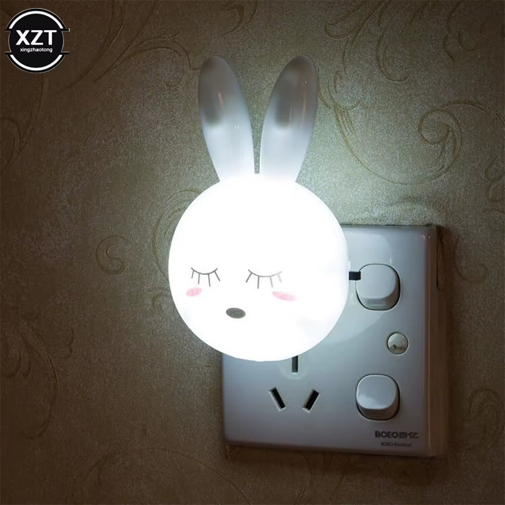 Veilleuse Lapin LED Enfant – Applique Murale 3 Couleurs