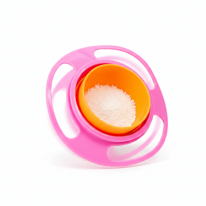 Bol Gyroscopique Anti-Renversement pour Bébé – Rotation 360° Sans BPA