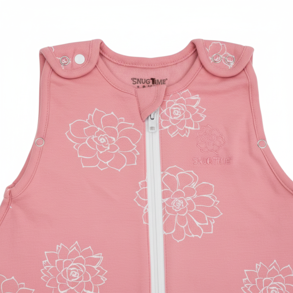 Détail gigoteuse Woolino rose