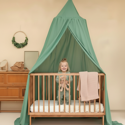 Ciel de Lit Bébé Conique – Vert