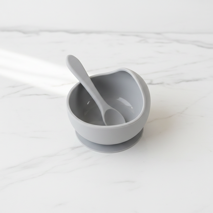 Bols à Ventouse en Silicone pour Bébé | Apprentissage Alimentation | Lot de 2