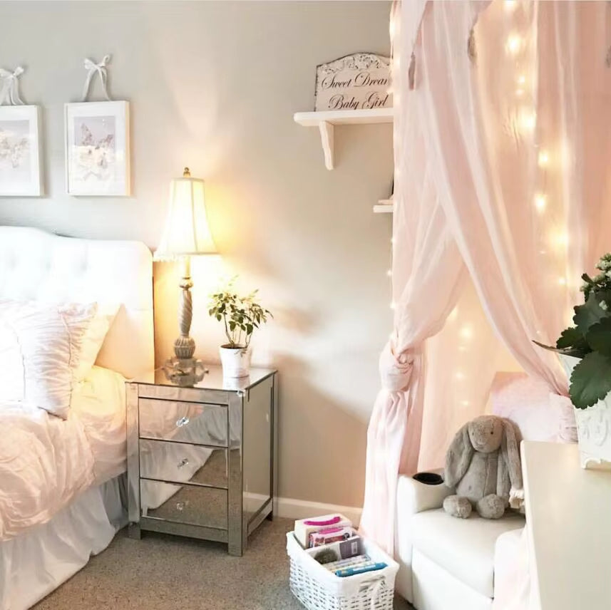 Ciel de lit en Gaze pour Chambre d'Enfant – Moustiquaire 3 Portes