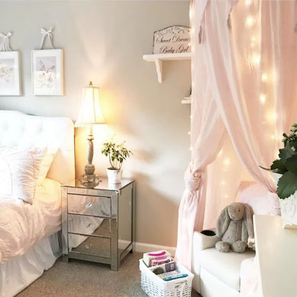 Ciel de lit en Gaze pour Chambre d'Enfant – Moustiquaire 3 Portes