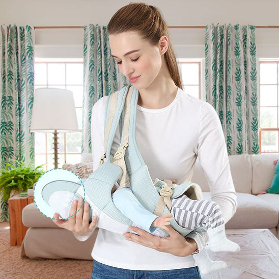 Porte-Bébé Ergonomique 6-en-1 | Physiologique & Respirant | 0-36 mois