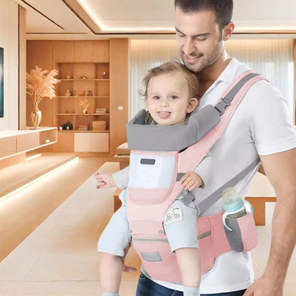 Porte-Bébé Ergonomique 6-en-1 | Physiologique & Respirant | 0-36 mois