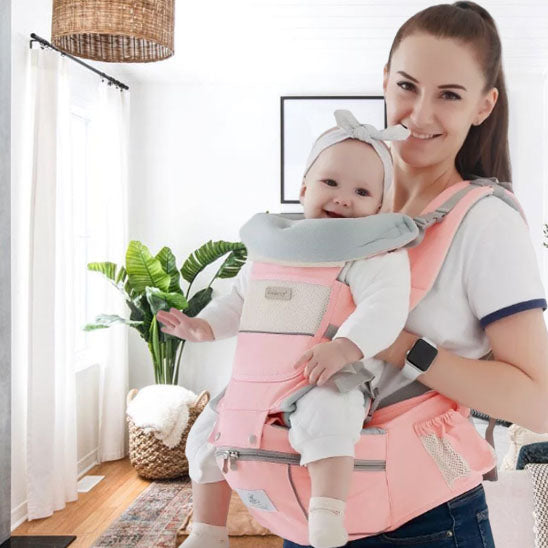 Porte-Bébé Ergonomique 6-en-1 | Physiologique & Respirant | 0-36 mois