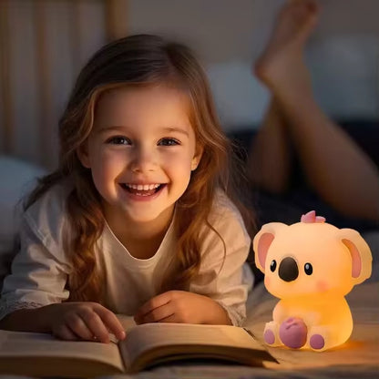 Veilleuse LED Animaux en Silicone Rechargeable – Lampe Colorée Chambre Enfant