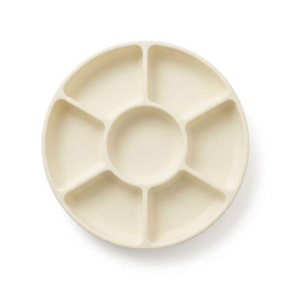 Assiette compartimentée en silicone pour bébé – Antidérapante et sans BPA