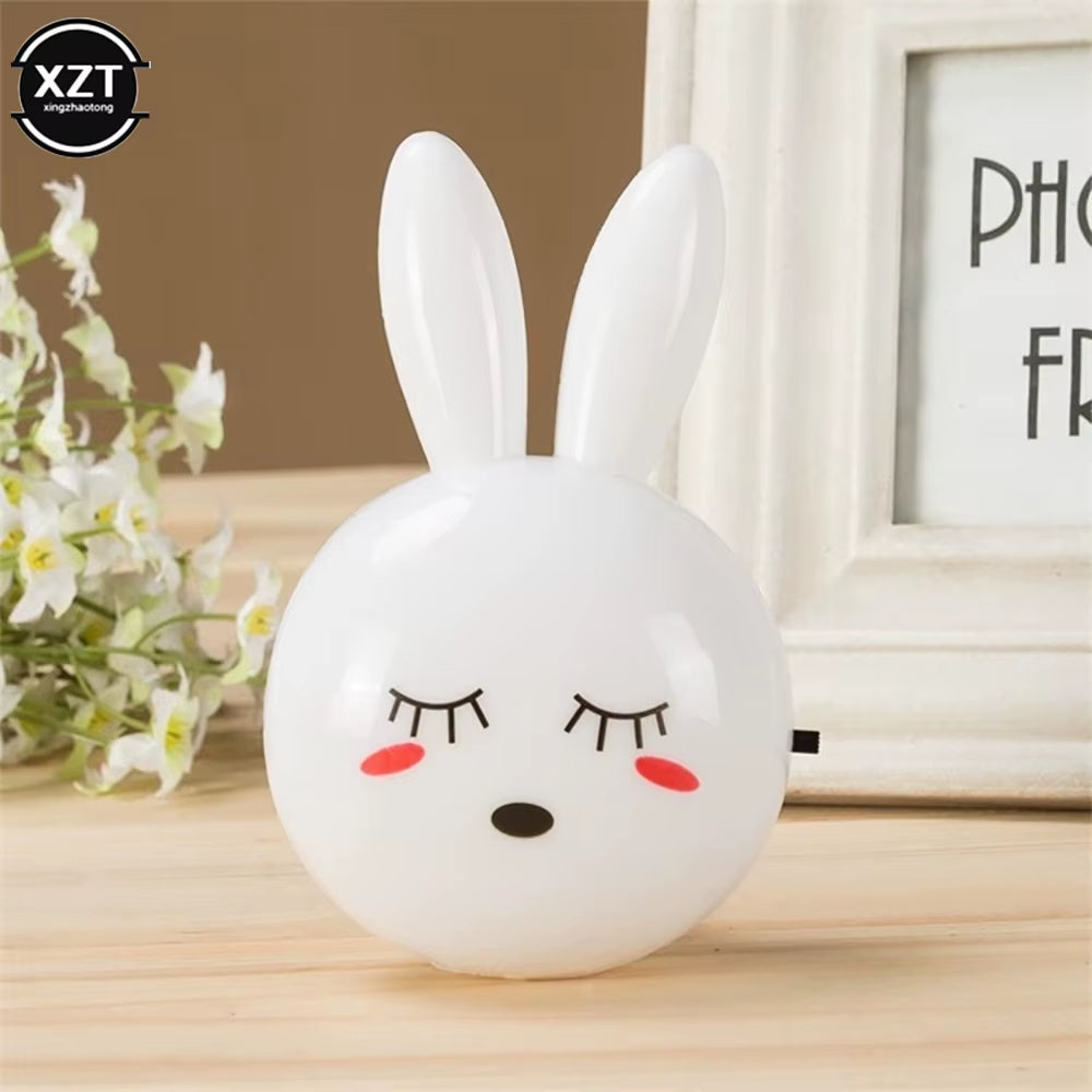 Veilleuse Lapin LED Enfant – Applique Murale 3 Couleurs