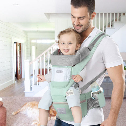 Porte-Bébé Ergonomique 6-en-1 | Physiologique & Respirant | 0-36 mois