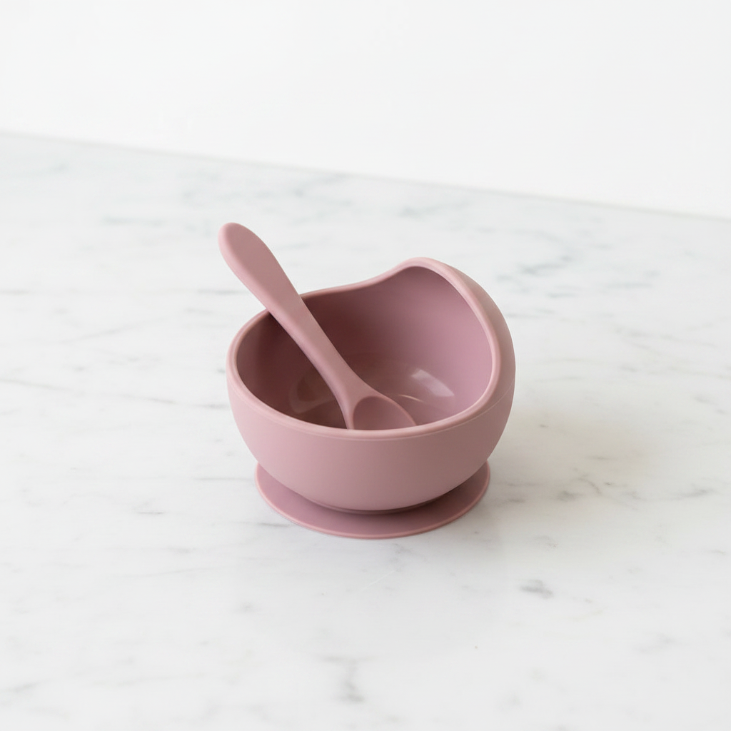 Bols à Ventouse en Silicone pour Bébé | Apprentissage Alimentation | Lot de 2