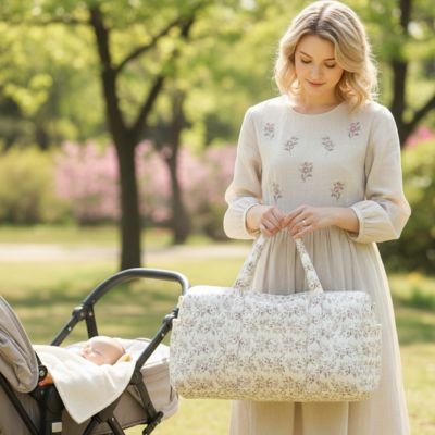 Sac a langer à main multifonctionnel