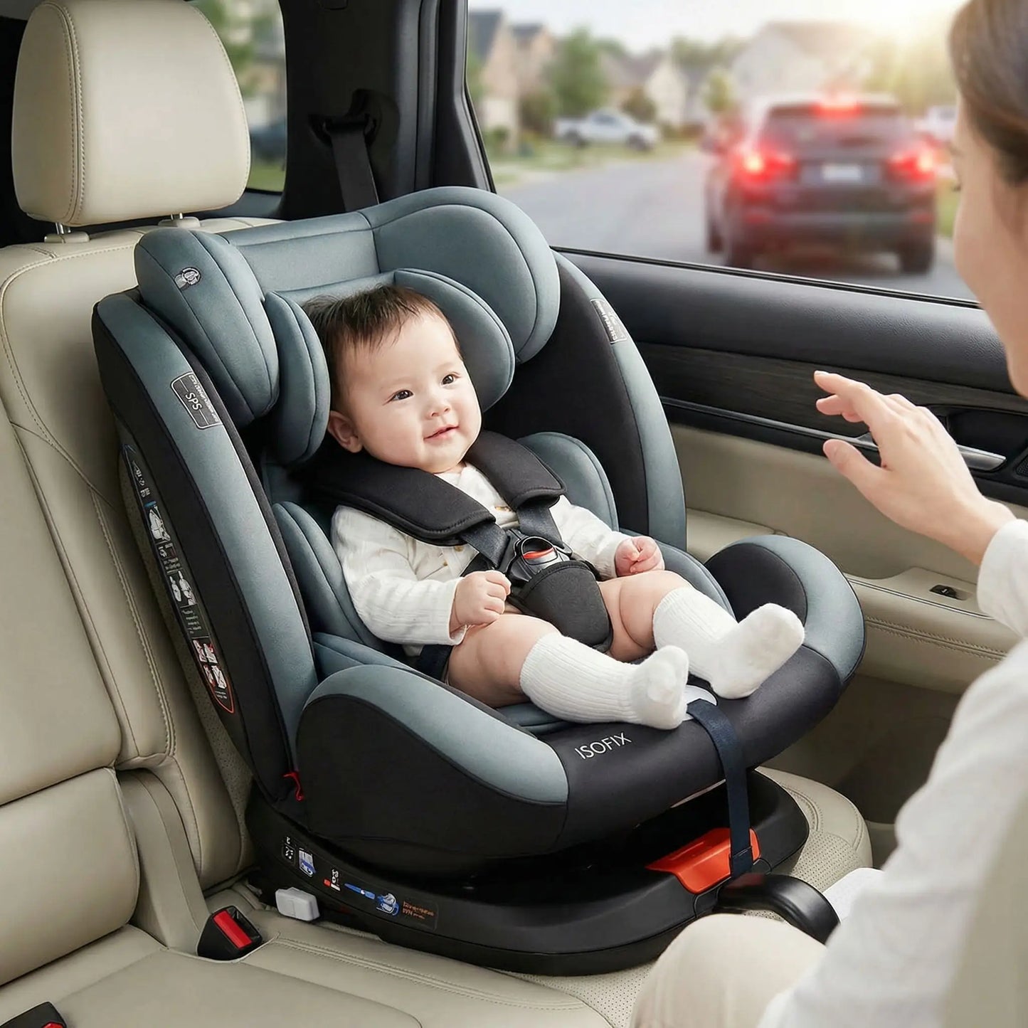 Siège auto bébé pivotant 360° ISOFIX | Évolutif 0-12 ans