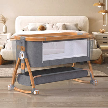 Lit Bébé Multifonctionnel à Roulettes Silencieuses – Joyeuse Planet