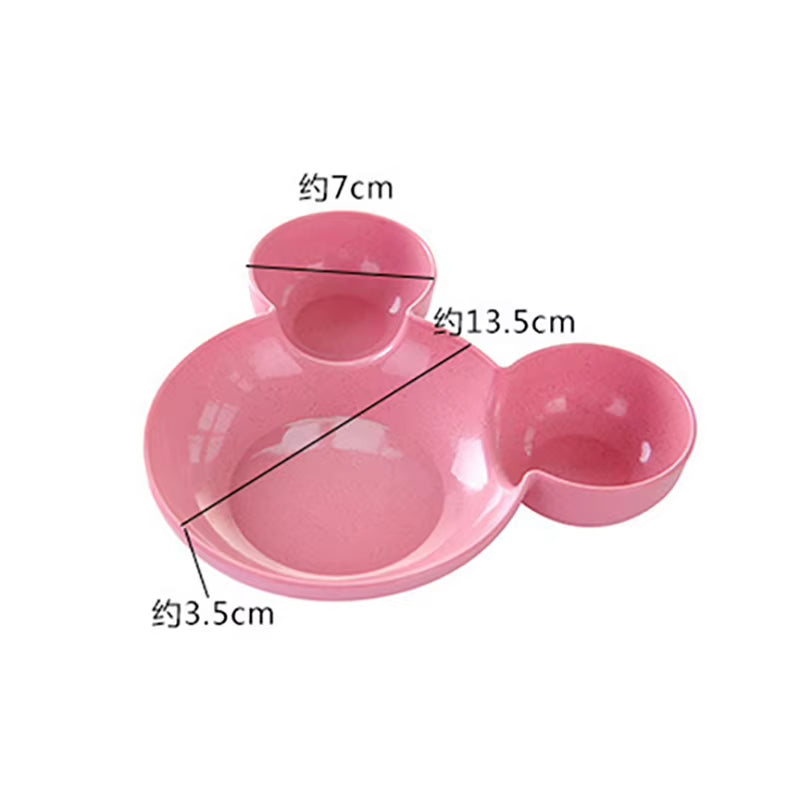Assiette compartimentée pour bébé avec base antidérapante