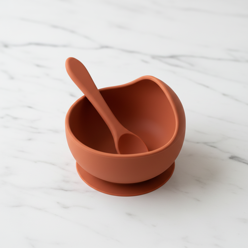 Bols à Ventouse en Silicone pour Bébé | Apprentissage Alimentation | Lot de 2