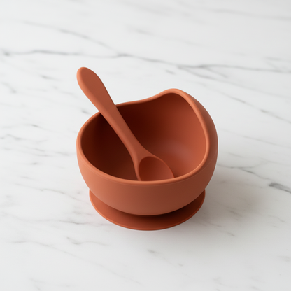 Bols à Ventouse en Silicone pour Bébé | Apprentissage Alimentation | Lot de 2