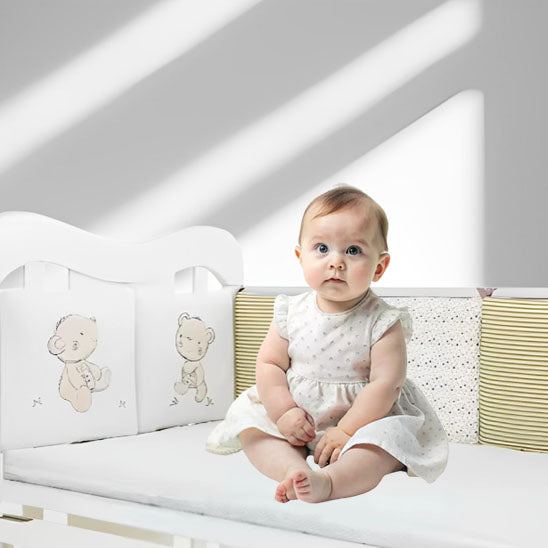Tour de lit bébé petites filles