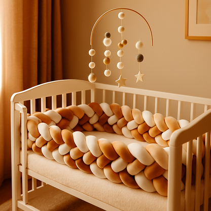 tresse de lit protecteur pour bébé