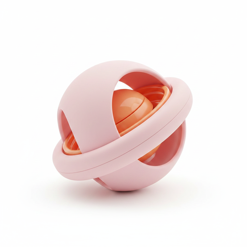 Bol Gyroscopique Anti-Renversement pour Bébé – Rotation 360° Sans BPA