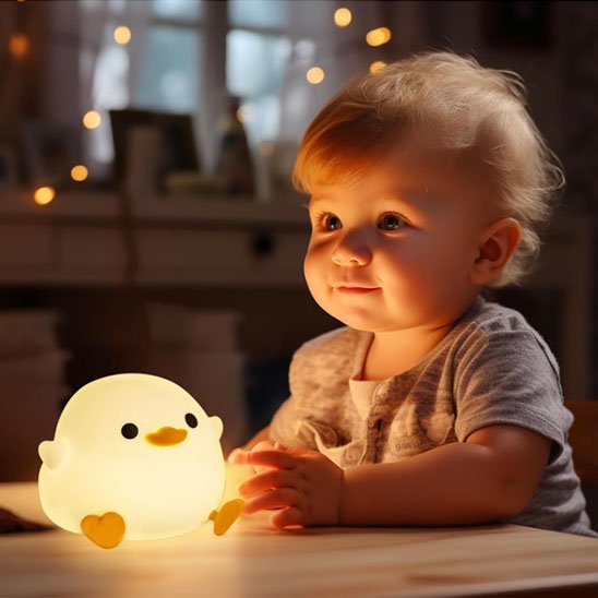 Veilleuse bébé - décoration de fêtes.