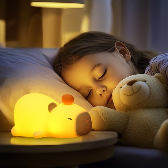Veilleuse bébé Forme d'hippopotame