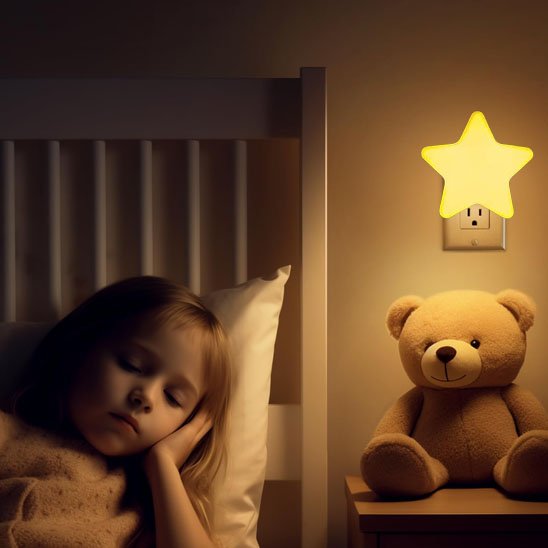 Veilleuse bébé Matériau ABS durable : Fabriquée en ABS,