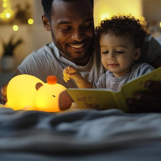 Veilleuse bébé sécuritaire pour les manipulations 