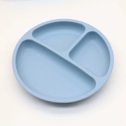 Ensemble Vaisselle Silicone Bébé 7 Pièces – Bavoir, Bol Ventouse, Tasse & Couverts