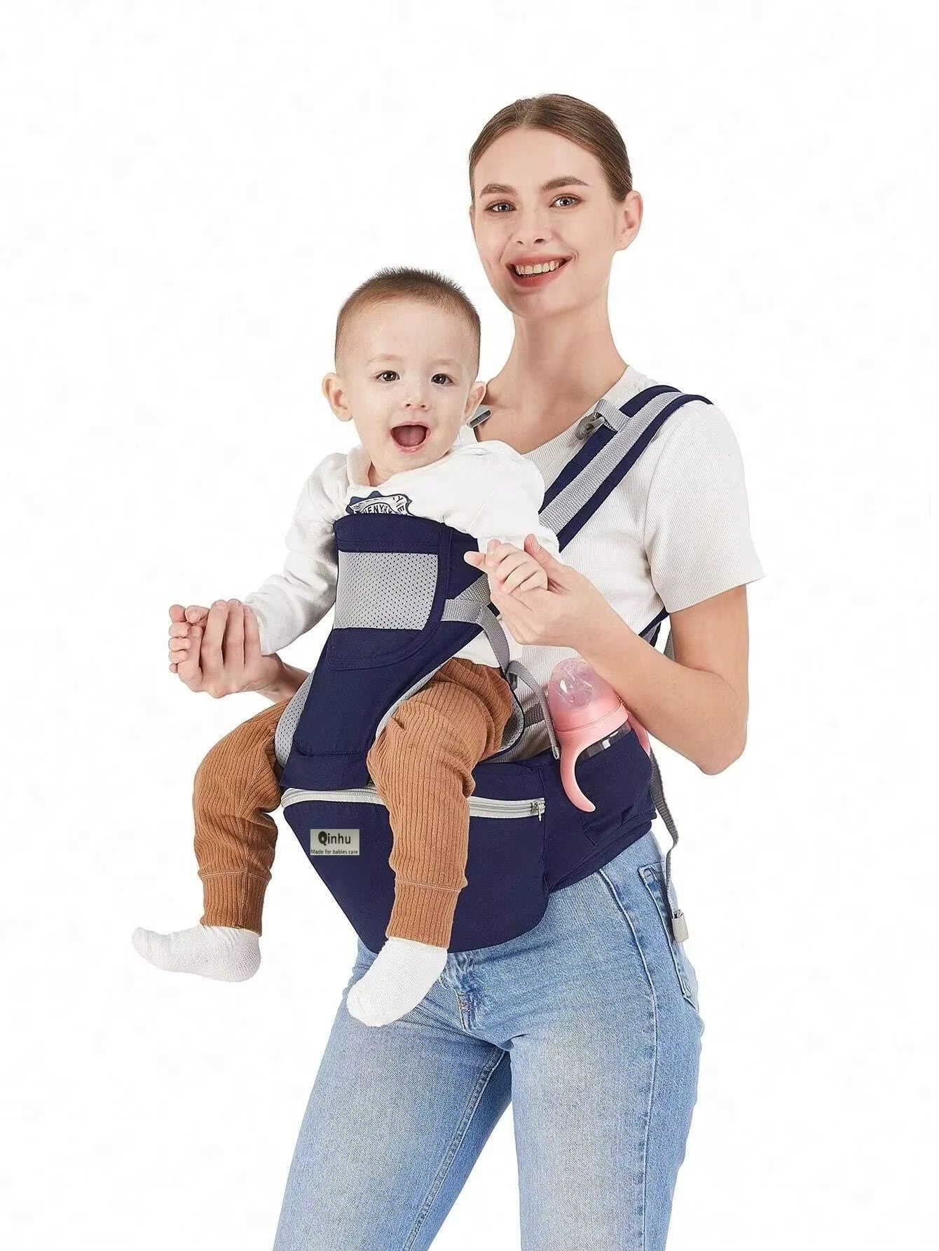 Porte-Bébé Ergonomique 6-en-1 | Physiologique & Respirant | 0-36 mois