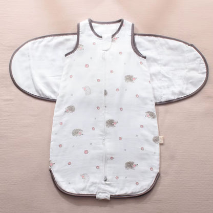 Gigoteuse Gaze Coton & Bambou – Emmaillotage Doux 0-24 Mois